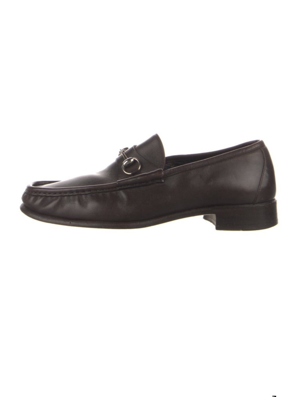 Gucci Classic Men's Brown Leather Horsebit Loafers size 11.5 - Picture 2 of 6